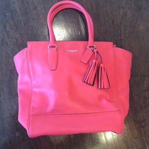 Coach Pink Leather Purse